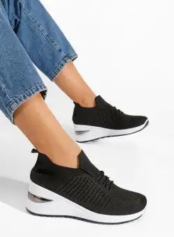 Sneakers cu platforma Egosia negri