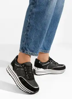 Sneakers cu platformă Jasena negri