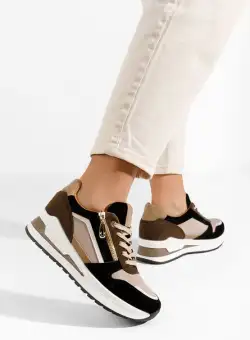 Sneakers cu platforma Katinda multicolori
