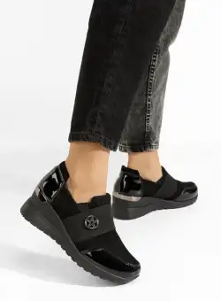 Sneakers cu platforma Vieva negri