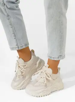 Sneakers dama Nathira bej