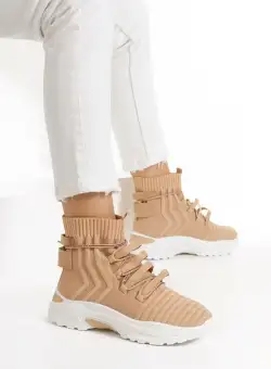 Sneakers High-Top kaki Karrie