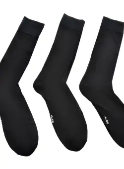 Sosete ALDO negre, ANDREYOR001, din material textil