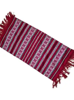 Stergar tesut rosu traditional 2