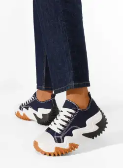 Tenisi cu platformă navy Michelle