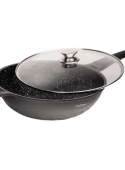 Tigaie Wok Cu Capac Acoperire Din Marmura