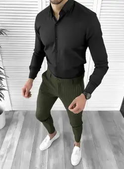 Tinuta barbati smart casual Pantaloni + Camasa 10254