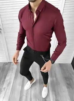 Tinuta barbati smart casual Pantaloni + Camasa 10558