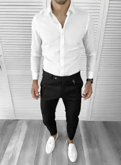 Tinuta barbati smart casual Pantaloni + Camasa 12135