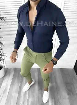 Tinuta barbati smart casual Pantaloni + Camasa B9215
