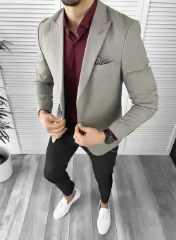 Tinuta barbati smart casual Pantaloni + Camasa + Sacou 10374