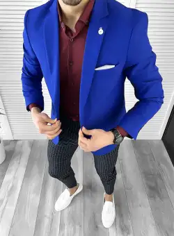 Tinuta barbati smart casual Pantaloni + Camasa + Sacou 10452