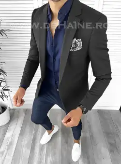 Tinuta barbati smart casual Pantaloni + Camasa + Sacou B8471