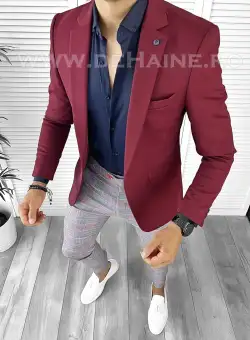 Tinuta barbati smart casual Pantaloni + Camasa + Sacou B8753