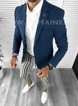 Tinuta barbati smart casual Pantaloni + Camasa + Sacou B9149
