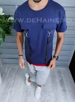 Tricou barbati bleumarin slim fit Vagabond B1944 P4-1.2