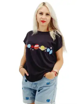 Tricou brodat Sanzi 5