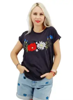 Tricou brodat Sanzi 6