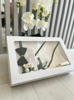 Trusou Botez format din 9 piese cu Ursulet - Verde