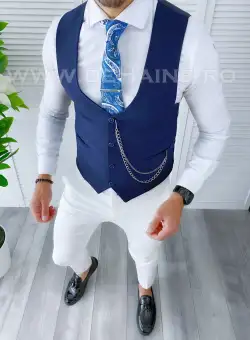 Vesta barbati eleganta bleumarin B4284 N6
