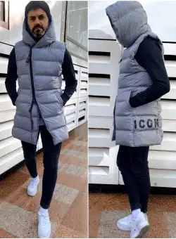 Vesta barbati gri B7669 E Z22