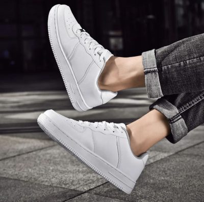 Adidasi barbati casual albi 12169 N10-2