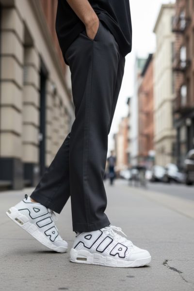 Adidasi barbati casual  albi AIR10 N17-1