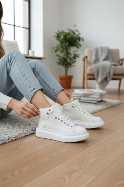 Adidasi dama albi casual   inalti   6616 N9-3