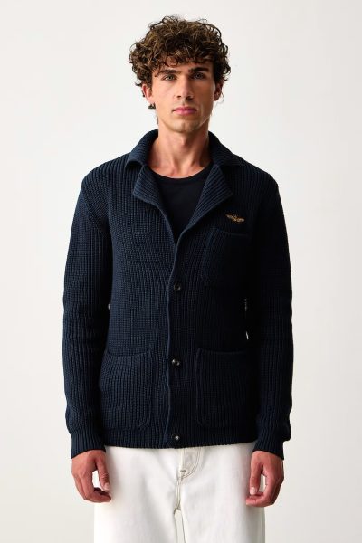 Aeronautica Militare  cardigan pentru bărbați din bumbac