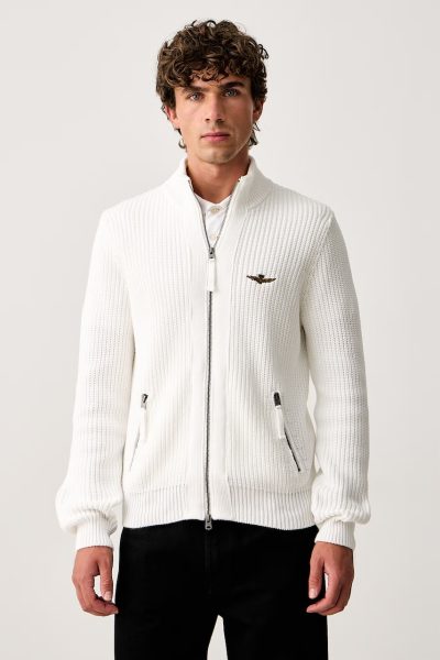 Aeronautica Militare  cardigan pentru bărbați din bumbac