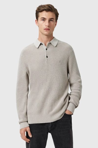 AllSaints  pulover din amestec de lână ASPEN