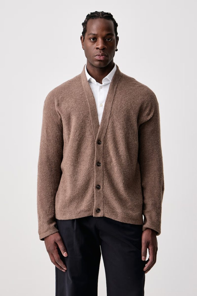 American Vintage  cardigan pentru bărbați cu amestec de lână