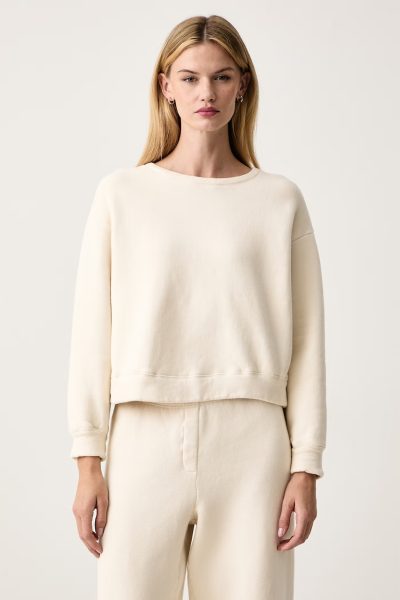 American Vintage  hanorac pentru femei din bumbac cu elastan