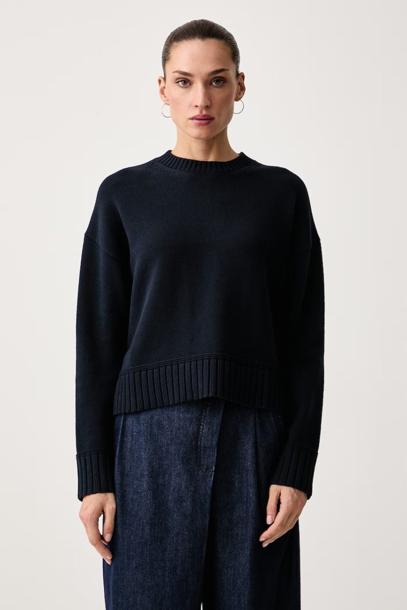 Barbour  pulover pentru femei din bumbac Harling