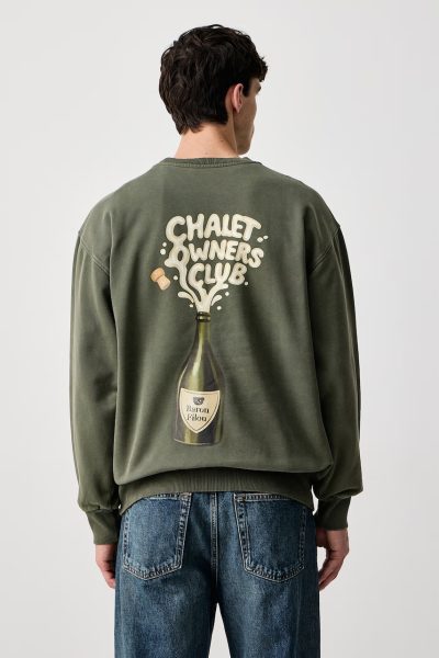 Baron Filou  hanorac oversized pentru bărbați din bumbac