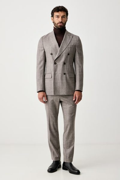 BOSS  costum din două piese pentru bărbați din lână C-Huge-2Pcs-DB-264
