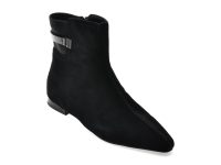 Botine ALDO negre, H601, din piele intoarsa