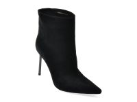 Botine elegante EPICA PREMIUM negre, 261052, din piele intoarsa