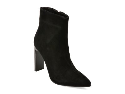 Botine elegante FLAVIA PASSINI negre, AC6391, din piele intoarsa