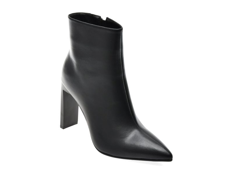 Botine elegante FLAVIA PASSINI negre, AC6391, din piele naturala