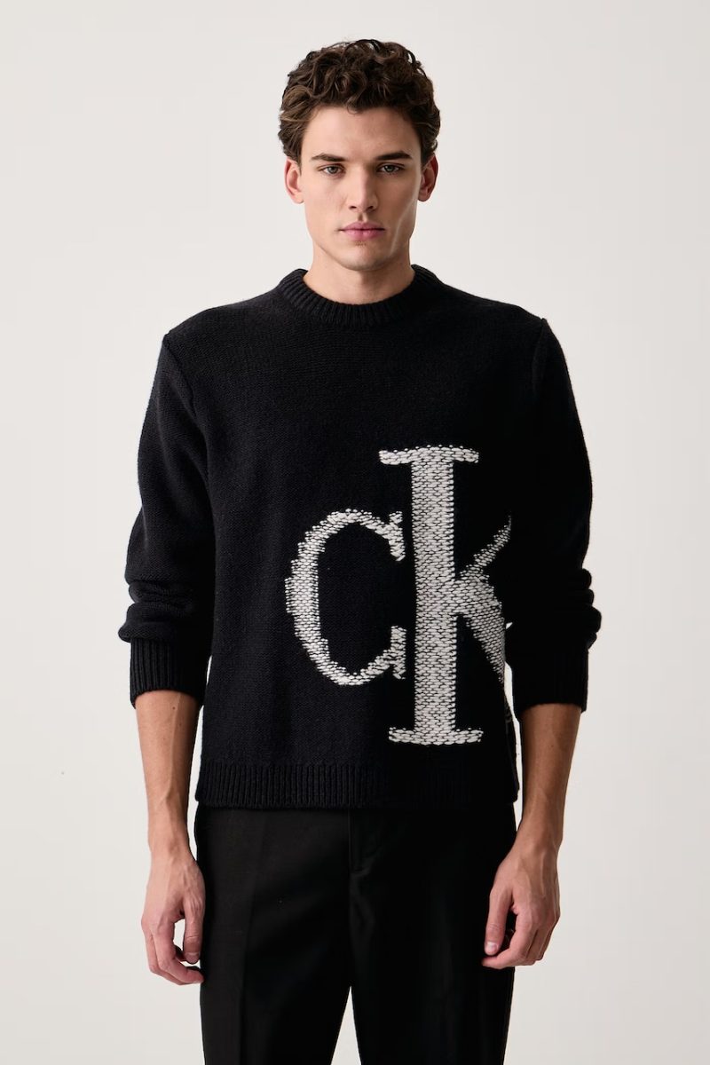 Calvin Klein Jeans  pulover pentru bărbați din lână