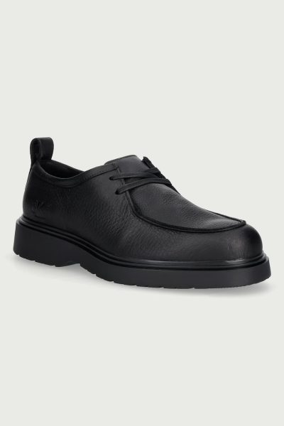 Calvin Klein  pantofi pentru bărbați din piele COMBAT APRON LACEUP TU LTH