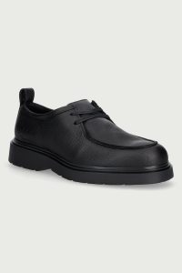 Calvin Klein  pantofi pentru bărbați din piele COMBAT APRON LACEUP TU LTH