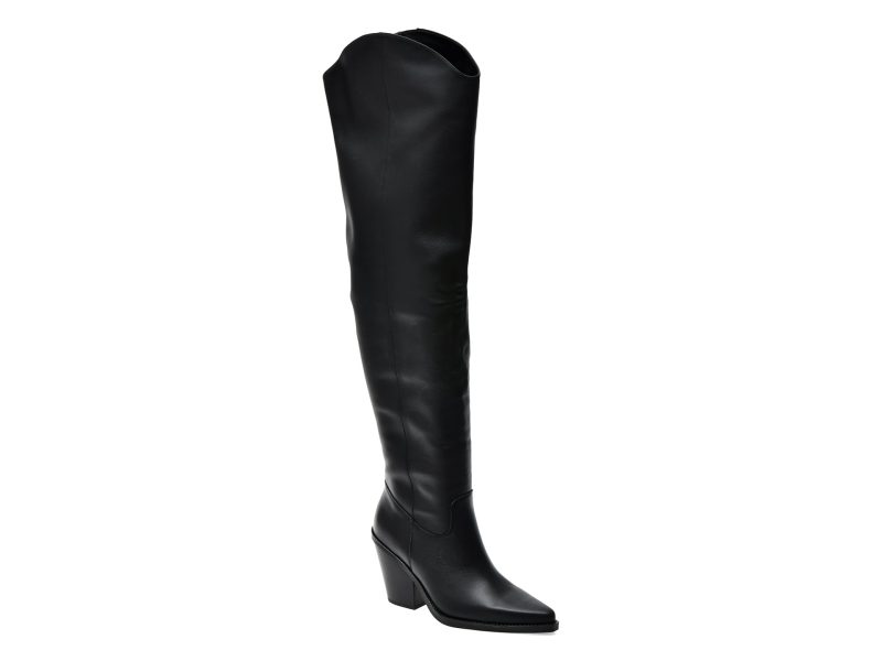 Ciocate ALDO negre, DIXY 001, din piele naturala