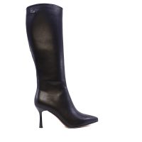Cizme cu toc femei Enzo Bertini negre din piele 1112DC5901N