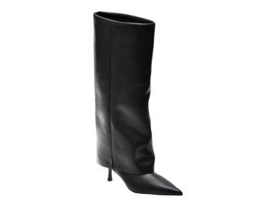 Cizme elegante ALDO negre, ASEADER 001, din piele ecologica