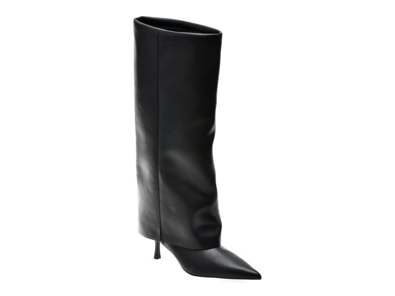 Cizme elegante ALDO negre, ASEADER 001, din piele ecologica