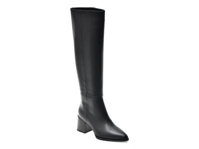 Cizme EPICA negre, X20308, din piele naturala