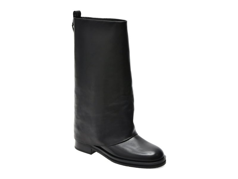 Cizme EPICA PREMIUM negre, 1852, din piele naturala