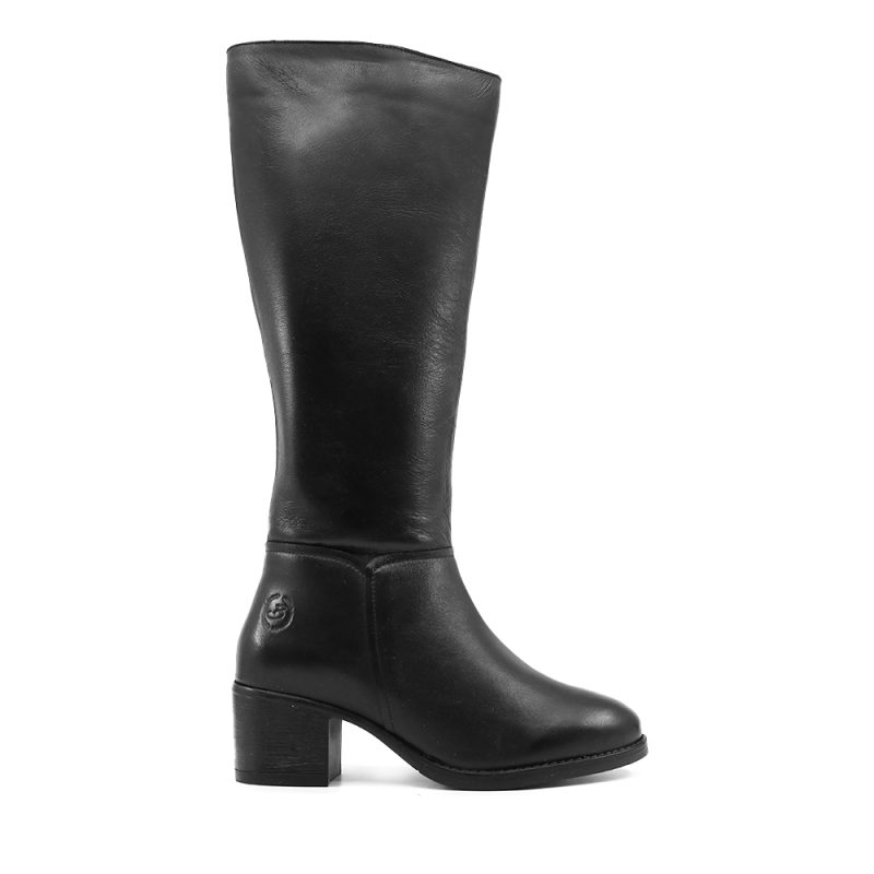 Cizme femei Benvenuti negre din piele   2160DC1200N
